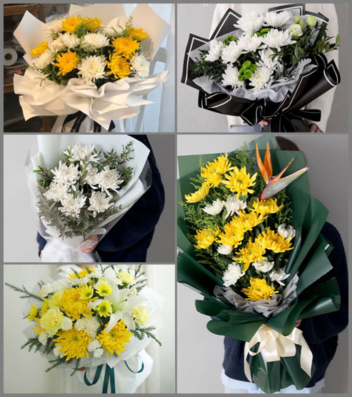 黑龙江牡丹江穆棱市福录乡白事花束代送